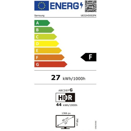 TV LED SAMSUNG UE32H5002FKXXH HD SMART